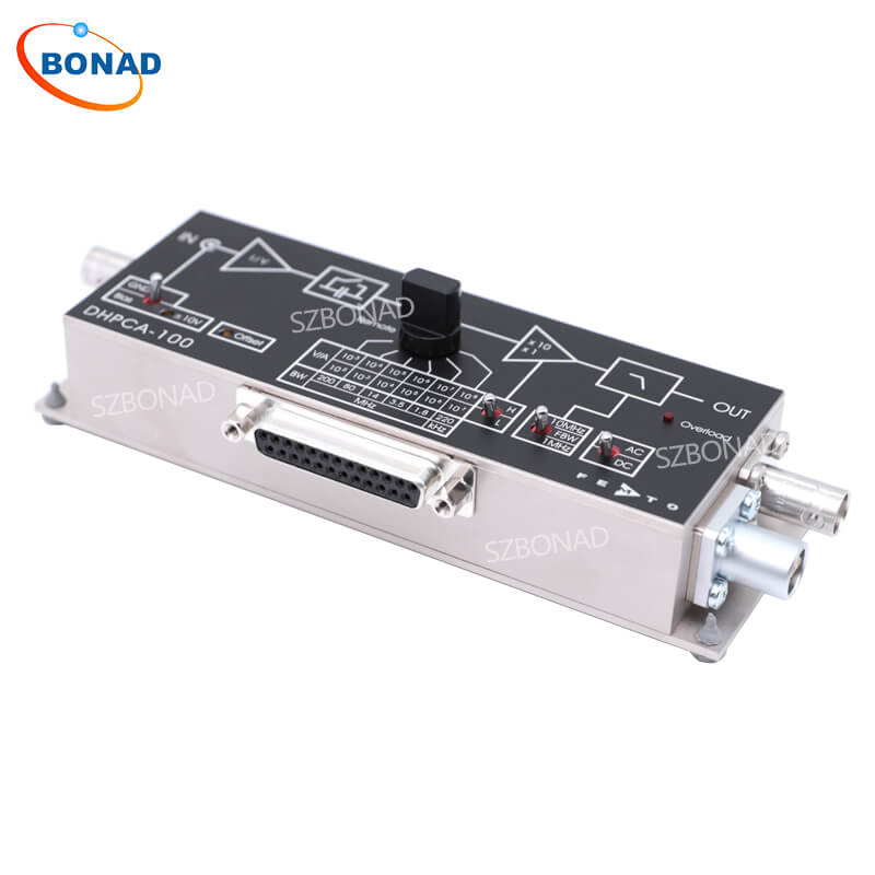 DHPCA-100可(ke)變增益(yi)電流放大(da)器低譟(zao)聲